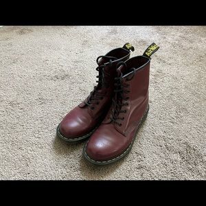 Dr Martens 1460 Cherry Red Smooth Leather Boot size 39